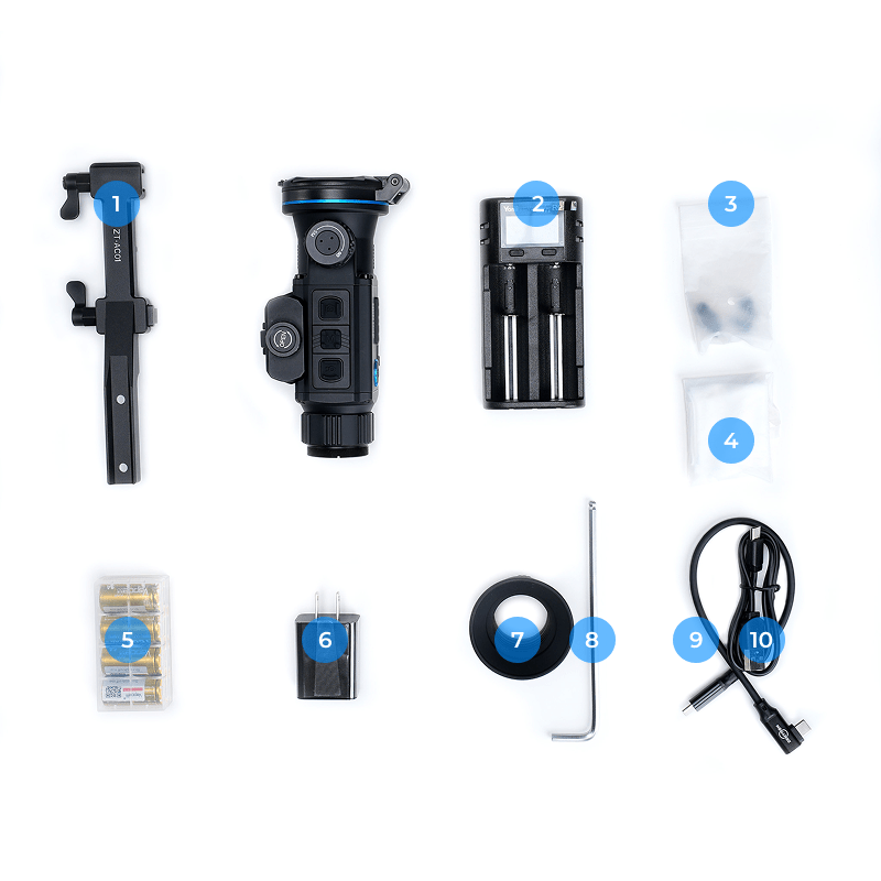 Zentron Q50 included accessories kit